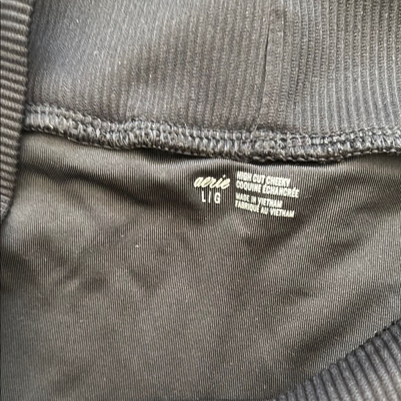 NWOT Aerie Black Ribbed Bikini Set - Picture 7 of 7